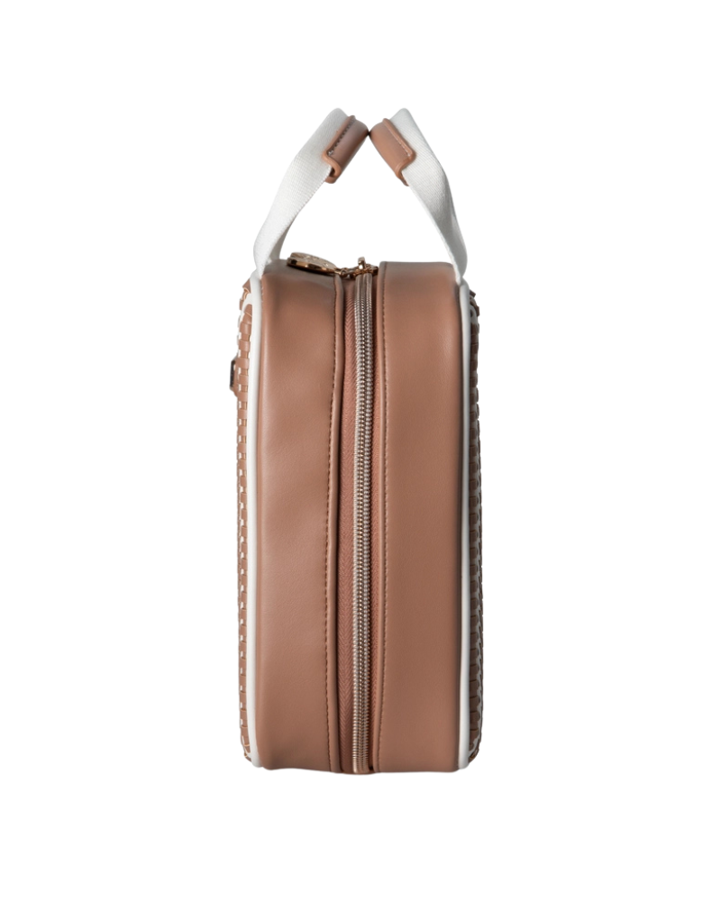 Stephanie Johnson Marbella Mocha Sasha Travel Toiletry Bag Myselflingerie.com
