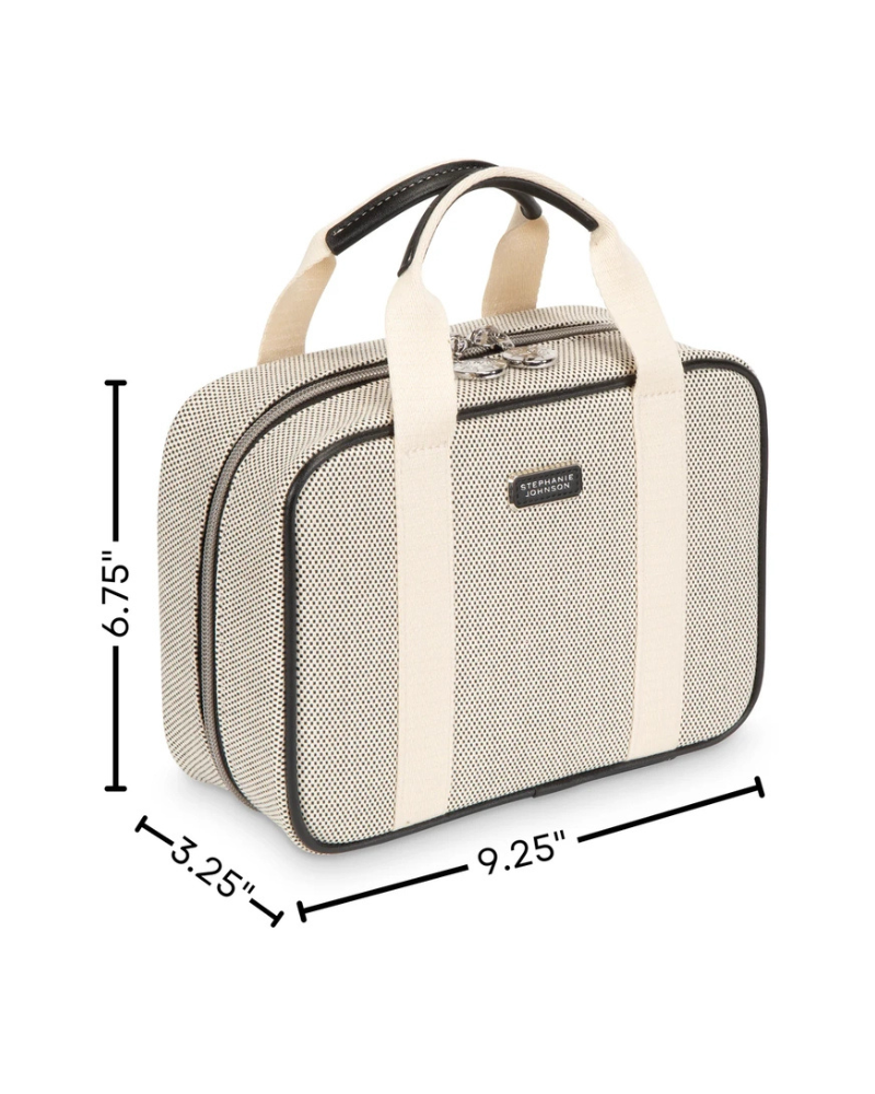 Stephanie Johnson Tropea Onyx ML Traveler Cosmetic Case Myselflingerie.com