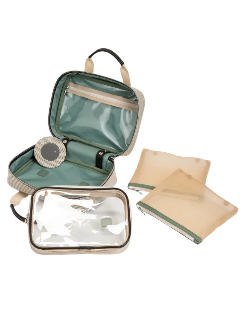 Stephanie Johnson Tropea Onyx ML Traveler Cosmetic Case Myselflingerie.com