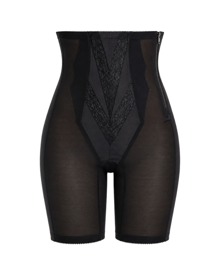 Rago Extra High Waisted Zipper Girdle with Legs