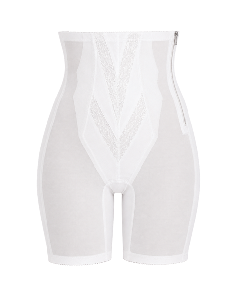 Rago Extra High Waisted Zipper Girdle with Legs