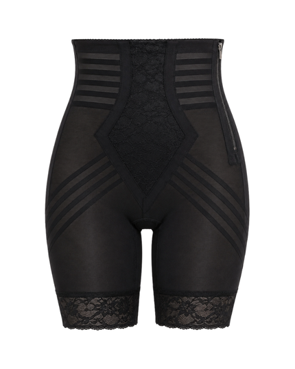 Rago Hi Waist Long Leg Zippered Girdle