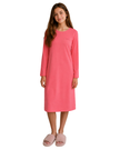 Bee and Dee Bright Coral Classic Ribbed Modal Teen's Nightgown Myselflingerie.com