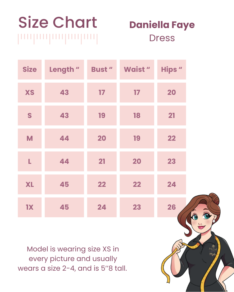 Sleepwear ALL Collection Size Guide