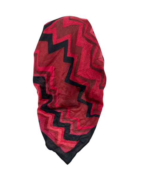 Cherie SP345A-BEM Berry Multi Design Adjustable Pre-Tied Open Back Bandanna