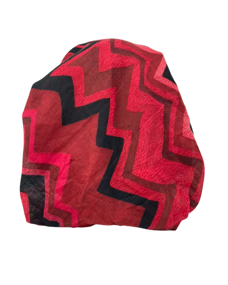 Cherie SP345A-BEM Berry Multi Design Adjustable Pre-Tied Open Back Bandanna