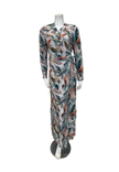 Oh! Zuza Floral Ribbed Modal Morning Robe