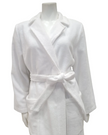 3887103 White Plush Long Terry Wrap Bath Robe