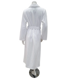 Feraud Paris White Plush Long Terry Wrap Bath Robe