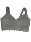 NinetoFive MNURS Grey Modal Wire Free Nursing Bra Myselflingerie.com