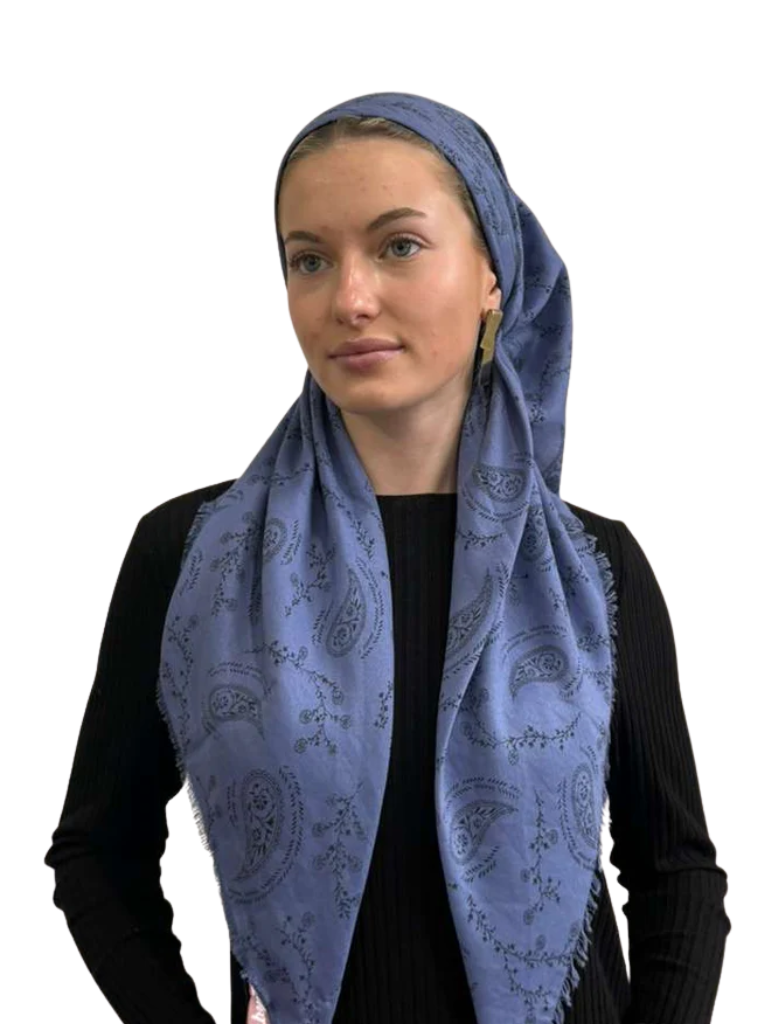 TYED Blue Paisley Triangle with Full Non Slip Grip at Dress Code itsdresscode.com