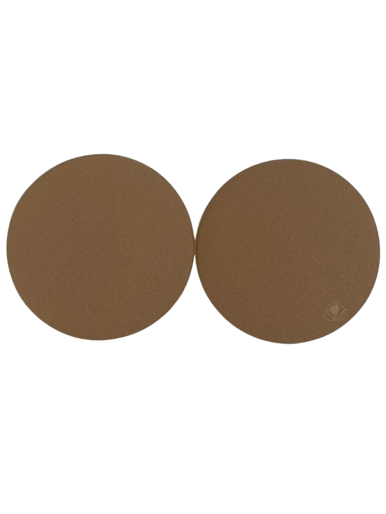 NinetoFive NIPCOV Beige Fabric Nipple Shields Myselflingerie.com
