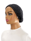 Lucy & Olivia Charcoal Velvet Lined Chenille