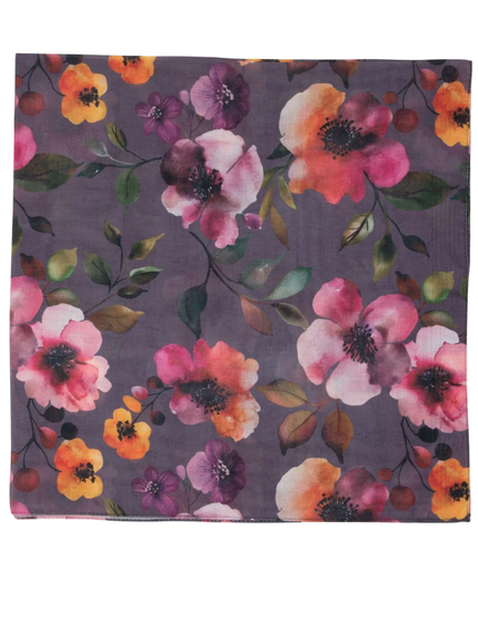 Tal New York Dusky Sunset Square Scarf with Hidden Grip Myselflingerie.com