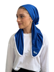TYED Blue Swim Adjustable Pre-tied Bandanna with Velvet Grip Myselflingerie.com