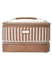 Stephanie Johnson MRA-MCH-JEN Marbella Mocha Jenny Train Case Toiletry Bag Myselflingerie.com