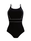 Anita 6251 Black and White Full Coverage Swimsuit Myselflingerie.com