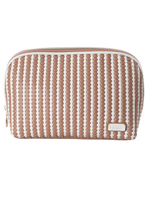 Stephanie Johnson Marbella Mocha Lola Makeup Bag Myselflingerie.com