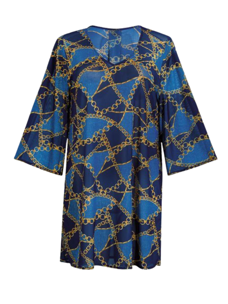 Anita 8185 Denim Chains Swim Cover Up Myselflingerie.com