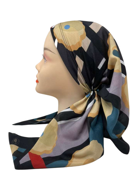 It's Younique Floral Burberry Pre-Tied Open Back Bandanna with Velvet Grip Myselflingerie.com