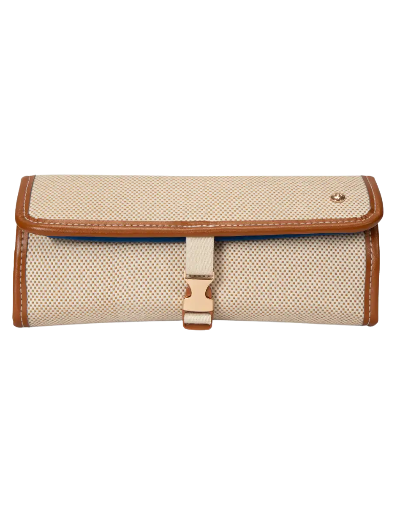 Stephanie Johnson TRO-IVO-ASH Tropea Ivory Ashley Jewelry Roll Myselflingerie.com