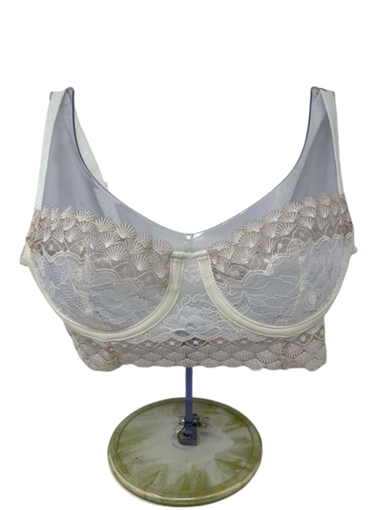Simone Perele 1H1330 Natural Radieuse Sheer Demi Underwire Bra Myselflingerie.com
