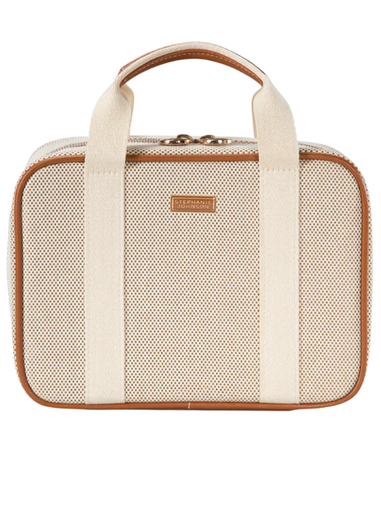 Stephanie Johnson TRO-IVO-MLT Tropea Ivory ML Traveler Cosmetic Case Myselflingerie.com