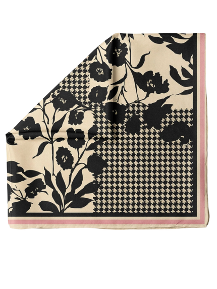 Tie Ur Knot Checked Out Square Scarf