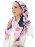 Scarf Bar Inspired Blush Form Classic Pre-Tied Bandanna with Full Grip