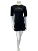 Child Play 12-965+12-967 Black Just Keep Swimming Multi Swim T-Shirt & Skirt Set Myselflingerie.com