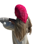 Scarf Bar Paisley Hot Pink Bandana Scarf Myselflingerie.com