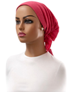 Ahead Pink Cherry Comfy Terry Short Tails Adjustable Pre-Tied Bandanna