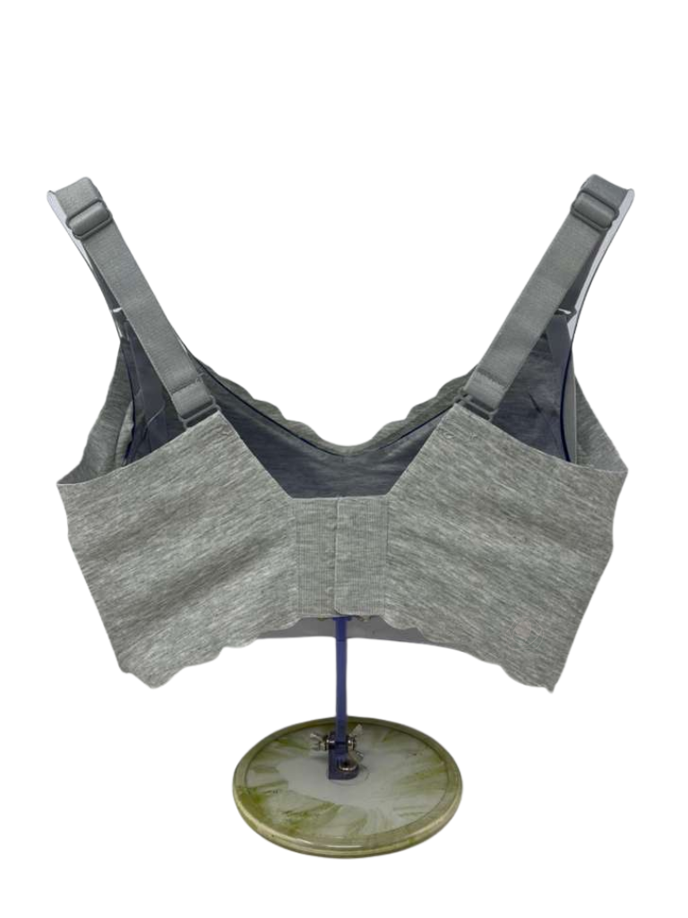 NinetoFive MNURS Grey Modal Wire Free Nursing Bra Myselflingerie.com