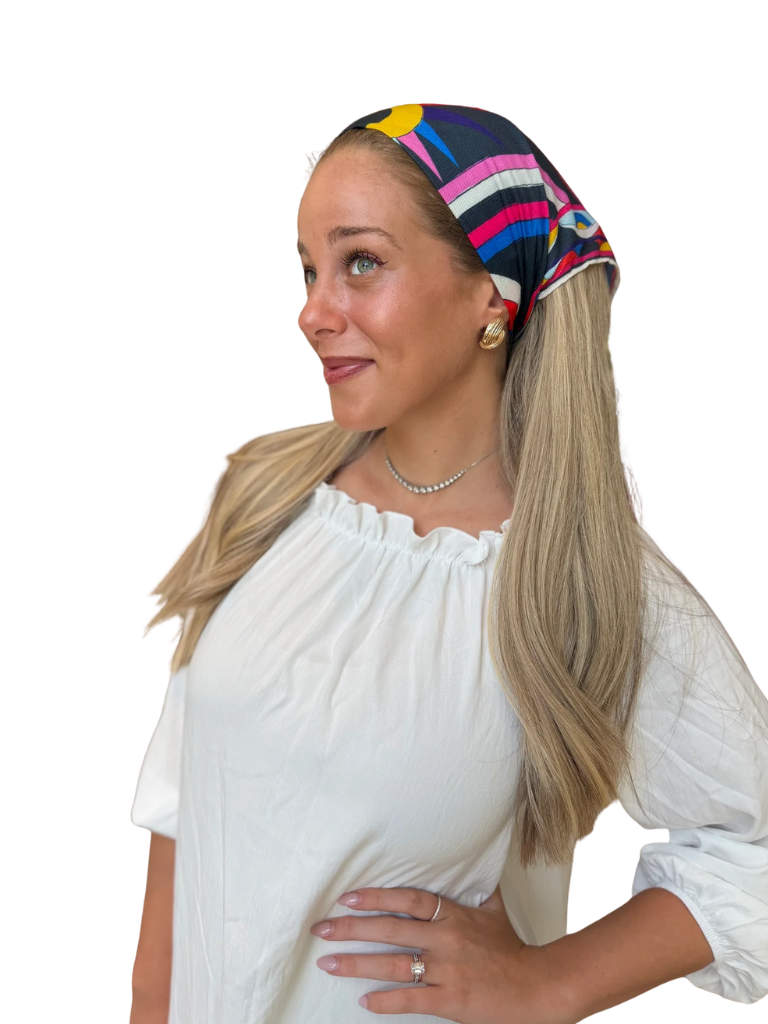 Scarf Bar Inspired Viva Sunset Bandana Scarf Myselflingerie.com