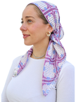 Scarf Bar French Tile Square Scarf with Velvet Grip Myselflingerie.com