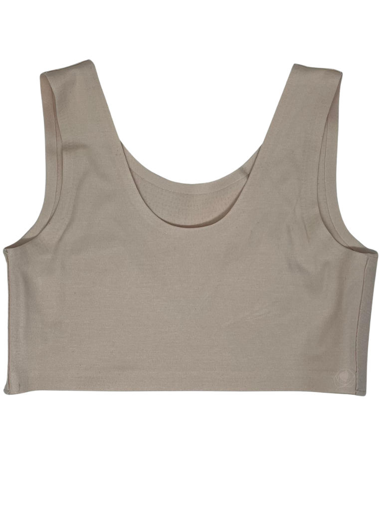 NinetoFive TB222 Almond Cashmere Collection Beginner's Wire Free Bra Myselflingerie.com