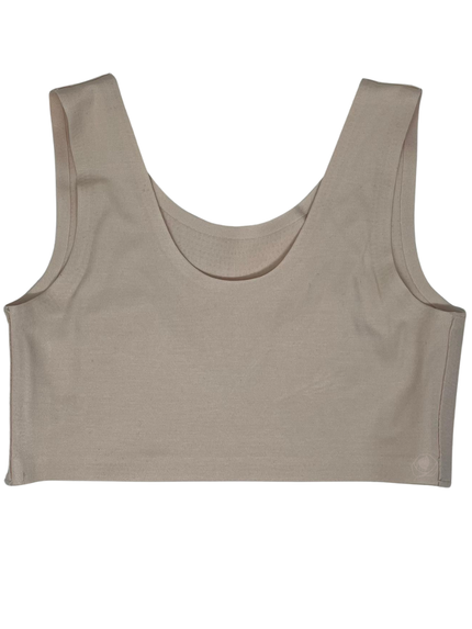 NinetoFive TB222 Almond Cashmere Collection Beginner's Wire Free Bra Myselflingerie.com