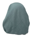 It's Younique OB-CRI-TEA Solid Teal Green Crinkle Pre-Tied Open Back Bandanna with Velvet Grip Myselflingerie.com