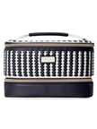 Stephanie Johnson Marbella Marine Blue Jenny Train Case Toiletry Bag Myselflingerie.com