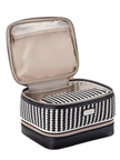 Stephanie Johnson Marbella Marine Blue Jenny Train Case Toiletry Bag Myselflingerie.com