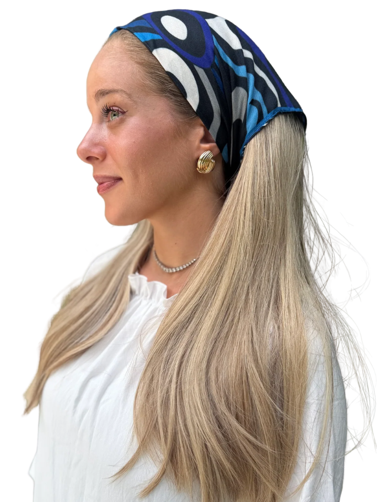 Scarf Bar Inspired Midnight Wave Bandana Scarf Myselflingerie.com
