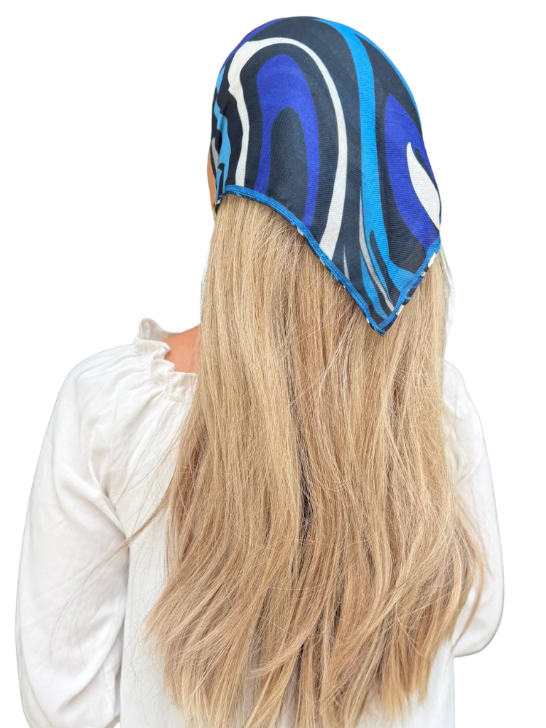 Scarf Bar Inspired Midnight Wave Bandana Scarf Myselflingerie.com