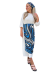Scarf Bar Inspired Midnight Wave Bandana Scarf Myselflingerie.com