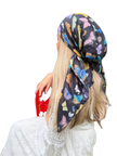 Scarf Bar Twilight Butterfly Square Scarf with Velvet Grip Myselflingerie.com
