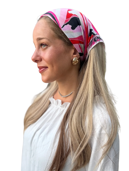 Scarf Bar Inspired Flame Ribbon Bandana Scarf Myselflingerie.com