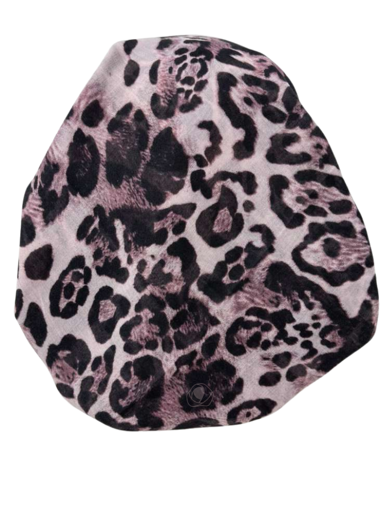 It's Younique PP-ANI-MAU Mauve Animal Print Pre-Tied Bandanna with Velvet Grip Myselflingerie.com 