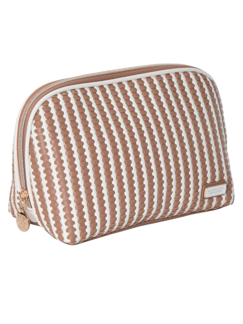 Stephanie Johnson Marbella Mocha Lola Makeup Bag Myselflingerie.com