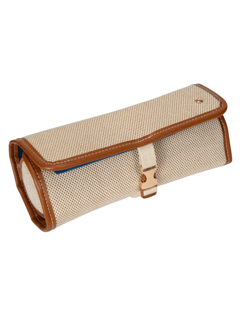 Stephanie Johnson TRO-IVO-ASH Tropea Ivory Ashley Jewelry Roll Myselflingerie.com