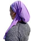 Scarf Bar SB Lilac Dri Fit Pre-Tied Bandanna with Velvet Non Slip Grip Myselflingerie.com