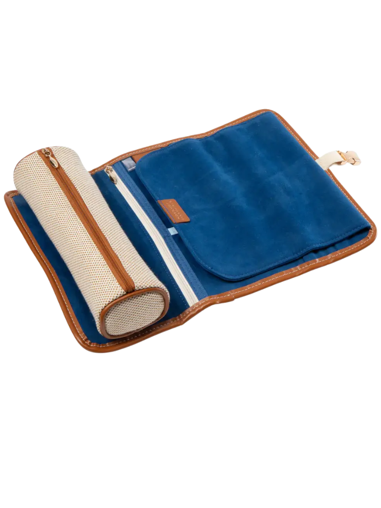 Stephanie Johnson TRO-IVO-ASH Tropea Ivory Ashley Jewelry Roll Myselflingerie.com
